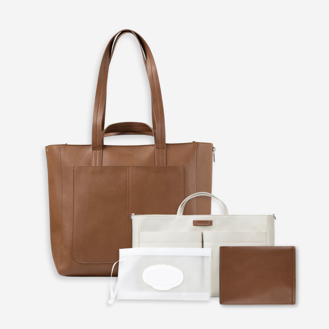 NEW Ida Tote + Baby Kit (Vegan) Tan